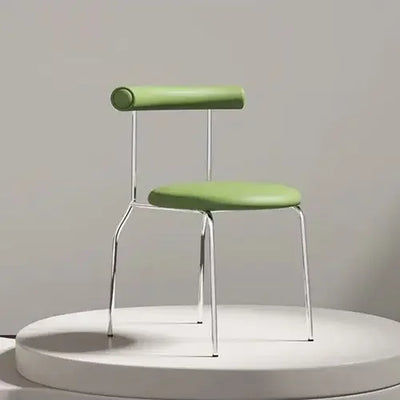 Minimalist Metal Frame Chair - Nordic Dining Seat