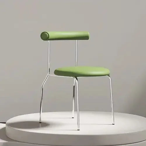 Minimalist Metal Frame Chair - Nordic Dining Seat