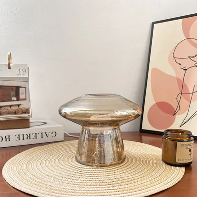 UFO Glass Table Lamp - Mini Stained Glass Light