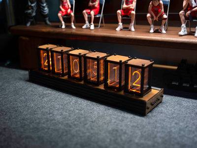 Nixie Tube Clock - Custom Wooden Digital Timer
