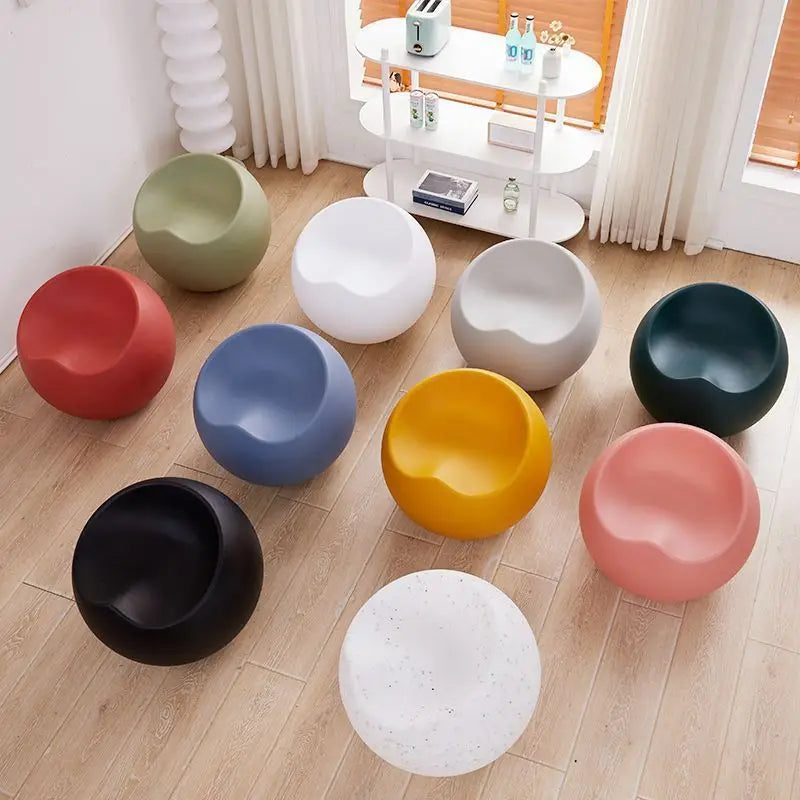 Danish Apple Stool - Compact Plastic Seating