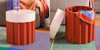 Nordic Metal Side Table - Gift Box Storage