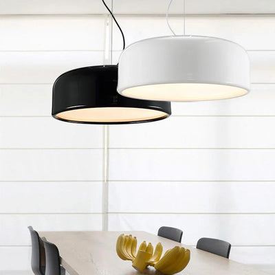 Metal Dome Pendant Light - Adjustable Cord Ceiling Fixture