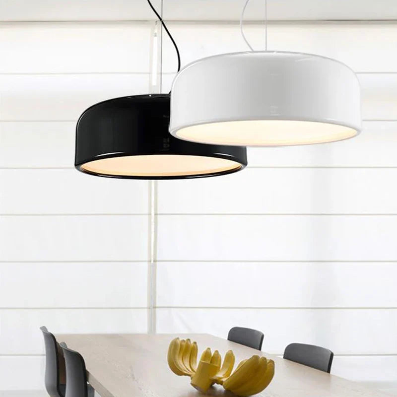 Metal Dome Pendant Light - Adjustable Cord Ceiling Fixture
