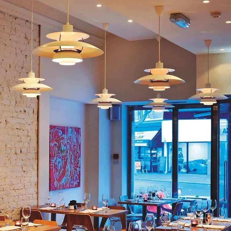 Color Umbrella Ceiling Fixture - Modern Scandinavian Lamp