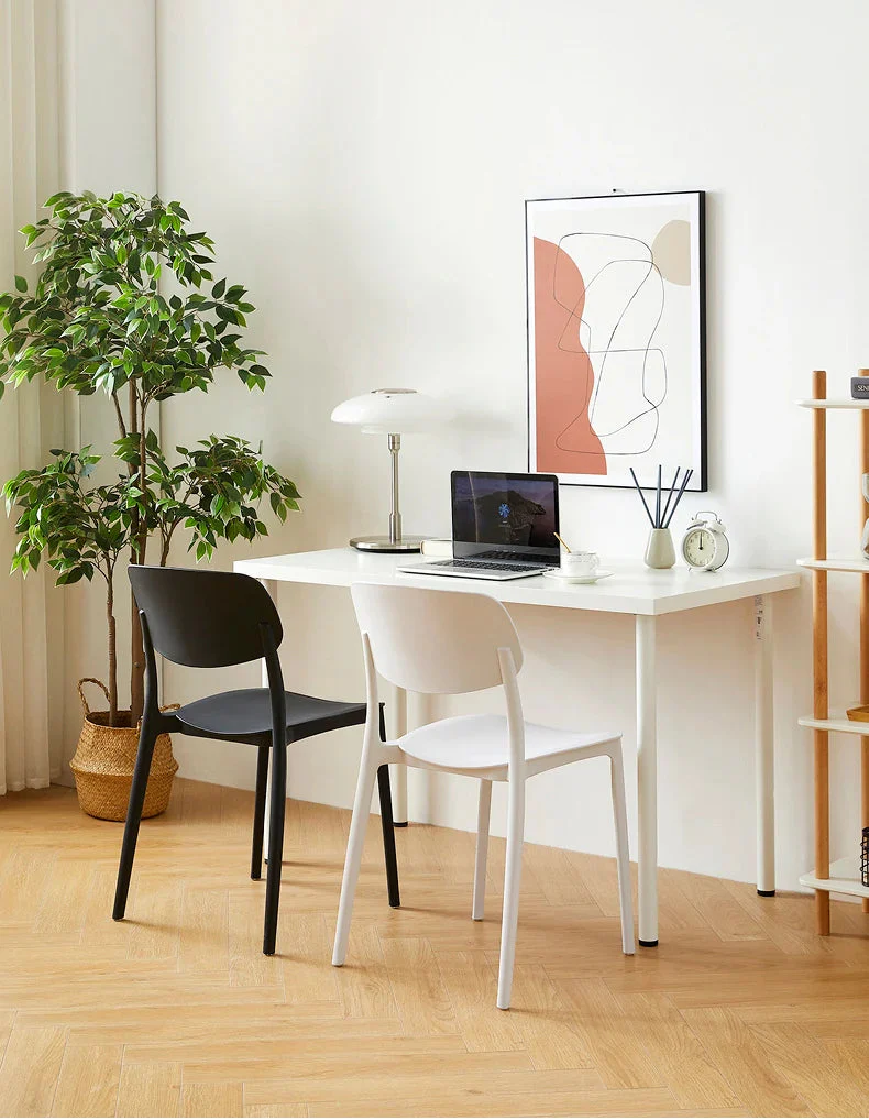Nordic ABS Dining Chair - Minimalist Plastic Seat