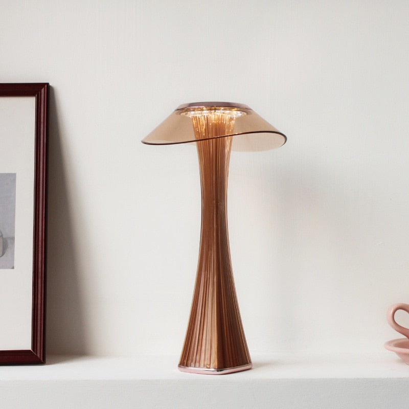 Portable Table Lamp – Mushroom Acrylic Top Light