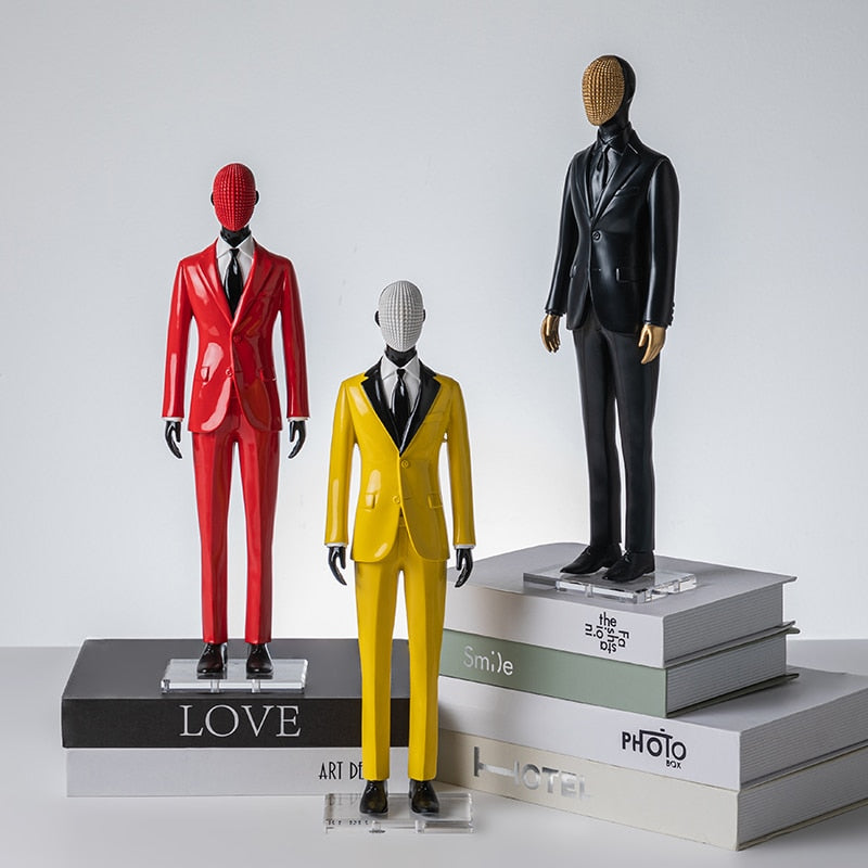 Male Model Statue - Handcrafted Resin Art Figure