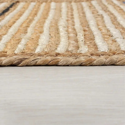 Jute Braided Rug – Handmade Indian Area Mat