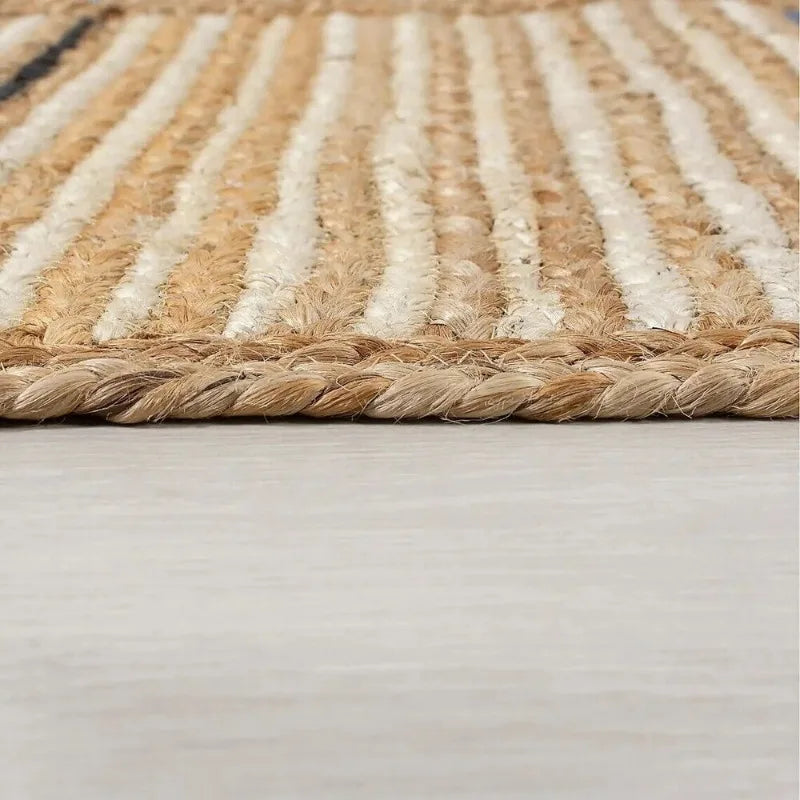 Jute Braided Rug – Handmade Indian Area Mat