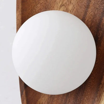 Japanese Wooden Wall Lamp | Traditional Solid Wood Lighting