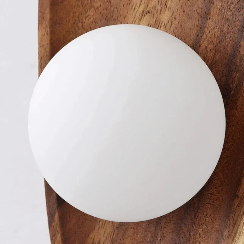 Japanese Wooden Wall Lamp | Traditional Solid Wood Lighting