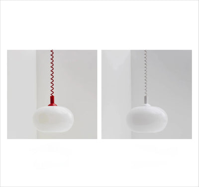 Retro Pendant Lamp – Colorful Coil Nordic Lighting Fixture