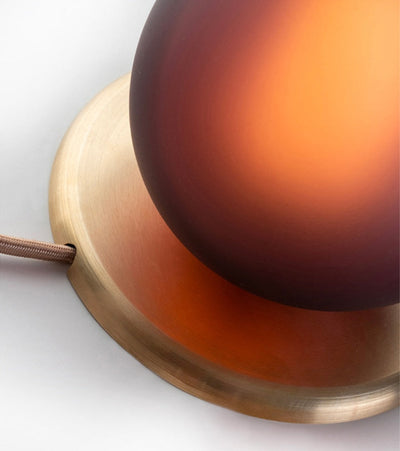 Nordic Glass Table Lamp - Colored Dyed Lighting