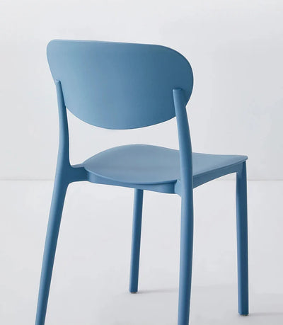 Nordic ABS Dining Chair - Minimalist Plastic Seat