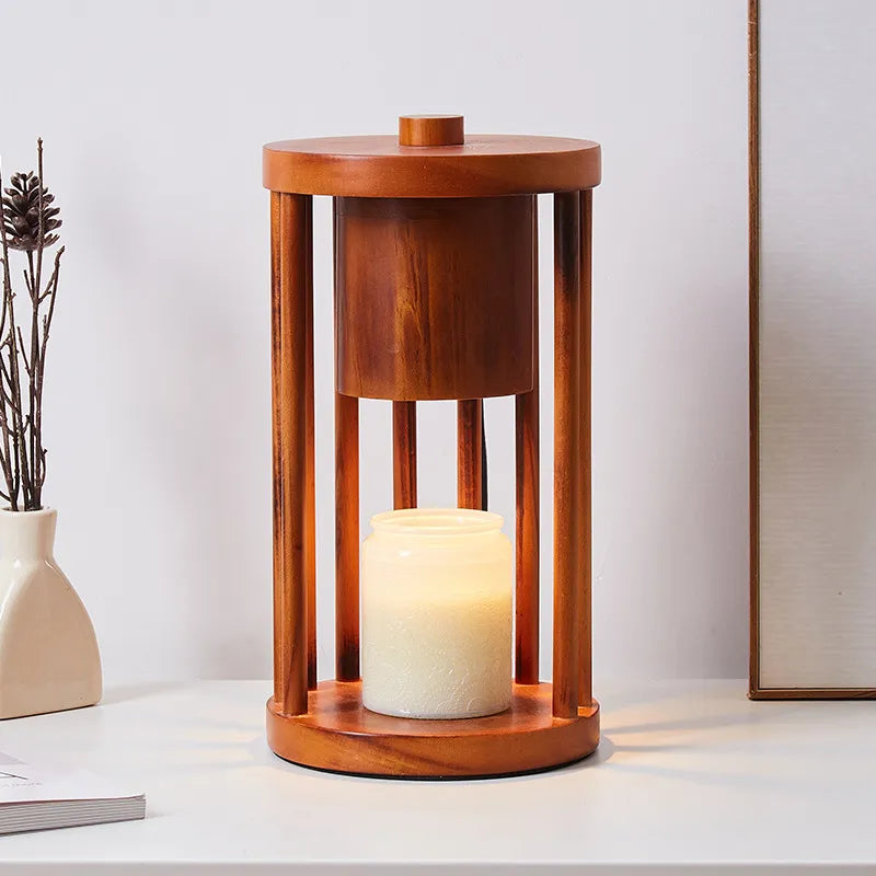 Wooden Candle Warmer - Pet Safe Oriental Home Accessory
