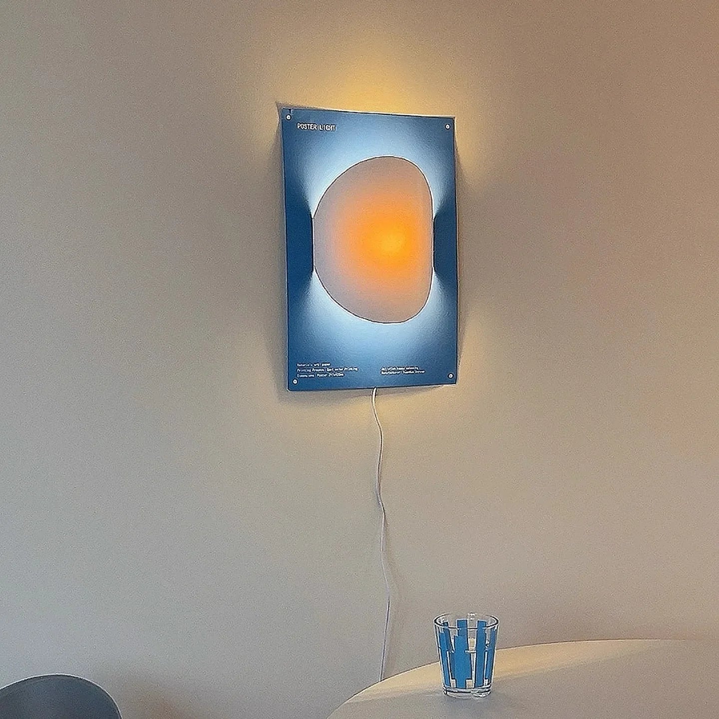 Poster Light Lamp - Artistic Wall Atmosphere Lamp