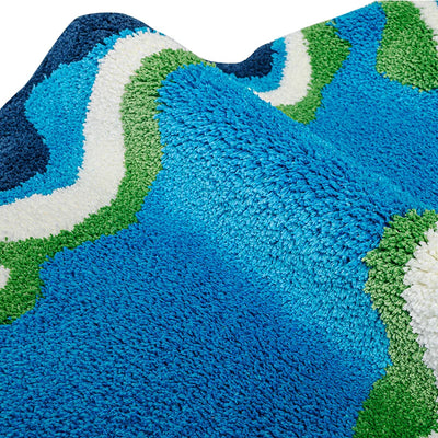 Psychedelic Retro Rug - 3ft x 4ft Machine Washable Area Rug