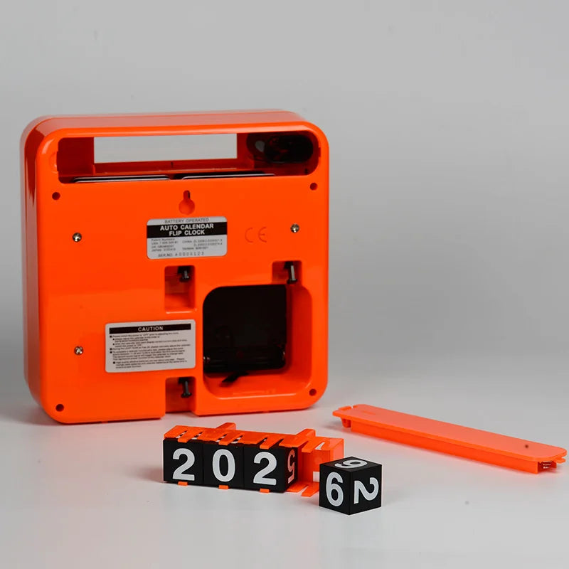 Retro Flip Clock - Wall Mounted Calendar Box