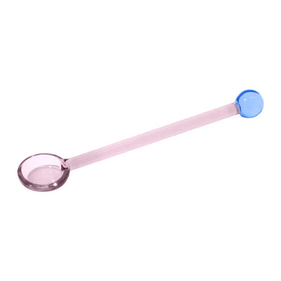 Colored Glass Spoon – Glass Stirring Bar, Precise Drink Stirrer