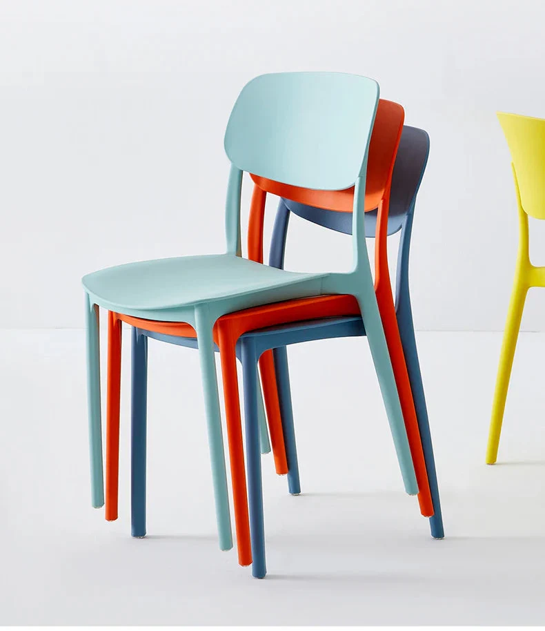 Nordic ABS Dining Chair - Minimalist Plastic Seat