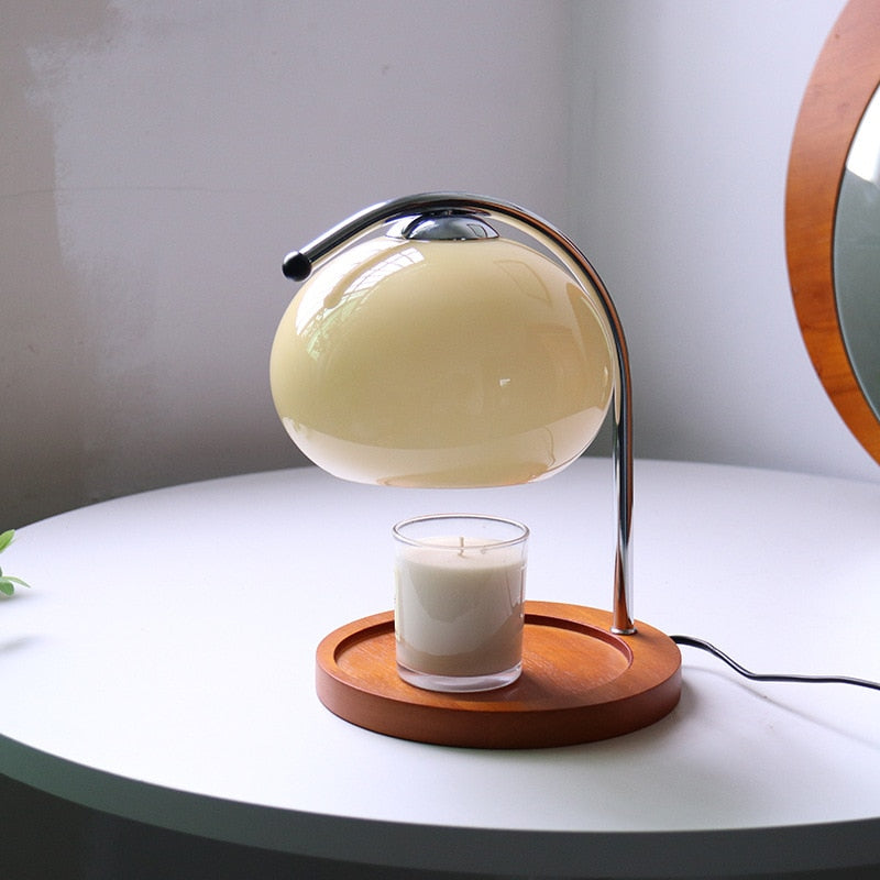Glass Candle Warmer | Retro Dimmable Lamp