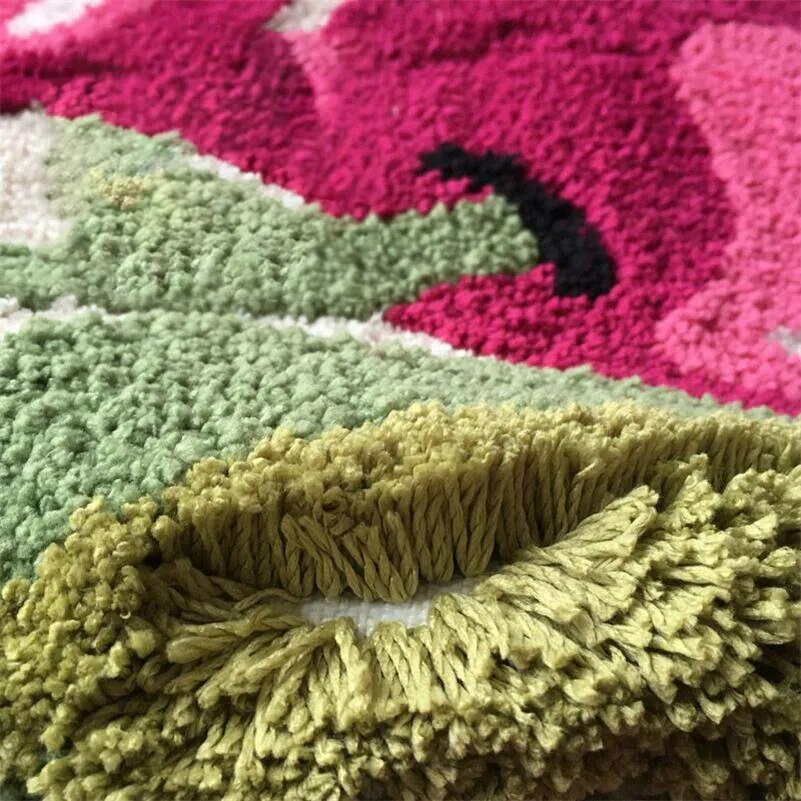 Wild Cherry Bath Mat – Soft Absorbent Bathroom Floor Mat