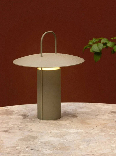Aluminum Outdoor Table Lamp – Portable Cordless LED Light