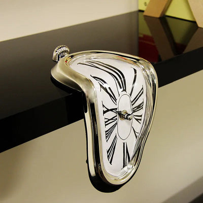 Salvador Dali Melting Clock | Surrealist Silent Desk Clock