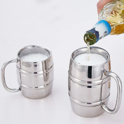 Thermal Beer Cup - Stainless Steel Mug 450ml
