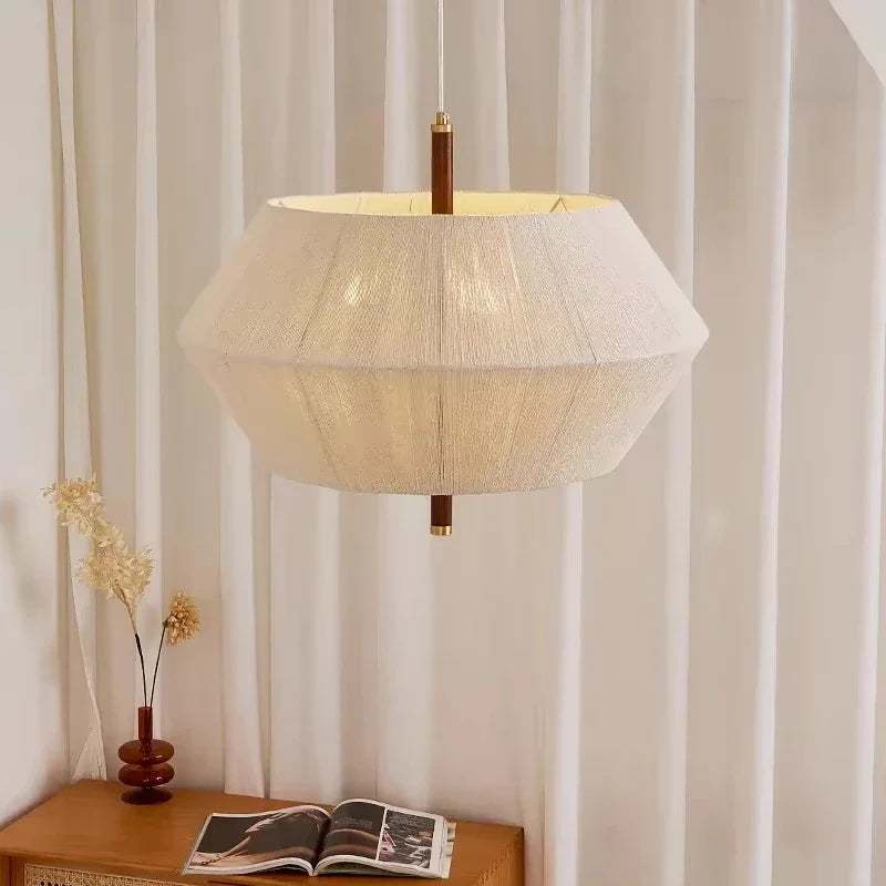Rattan Ceiling Pendant Light | Handwoven Hemp Rope Lamp
