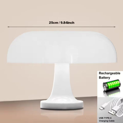 Macaron LED Table Lamp – Mushroom Design