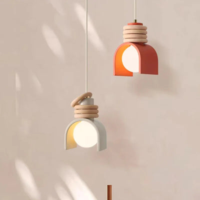 Rubber Band Pendant Lamp - Retro Ceiling Fixture
