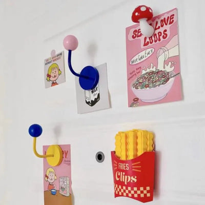 Magnetic Wall Hook - Retro Metal Ball Hanger