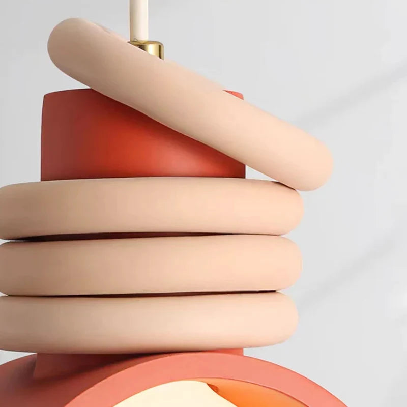 Rubber Band Pendant Lamp - Retro Ceiling Fixture