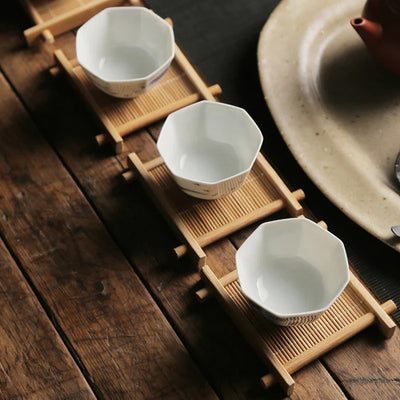 Bamboo Coaster - Japanese Retro Drink Tray