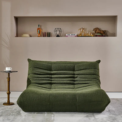 Teddy Velvet Sofa - Two-Seater Foam Loveseat