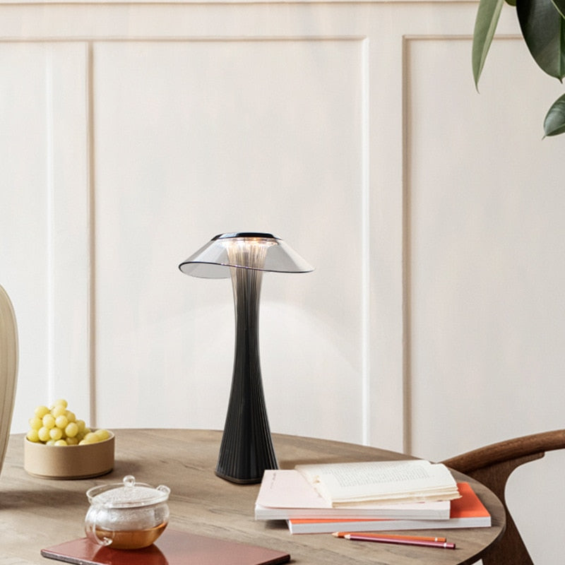Portable Table Lamp – Mushroom Acrylic Top Light