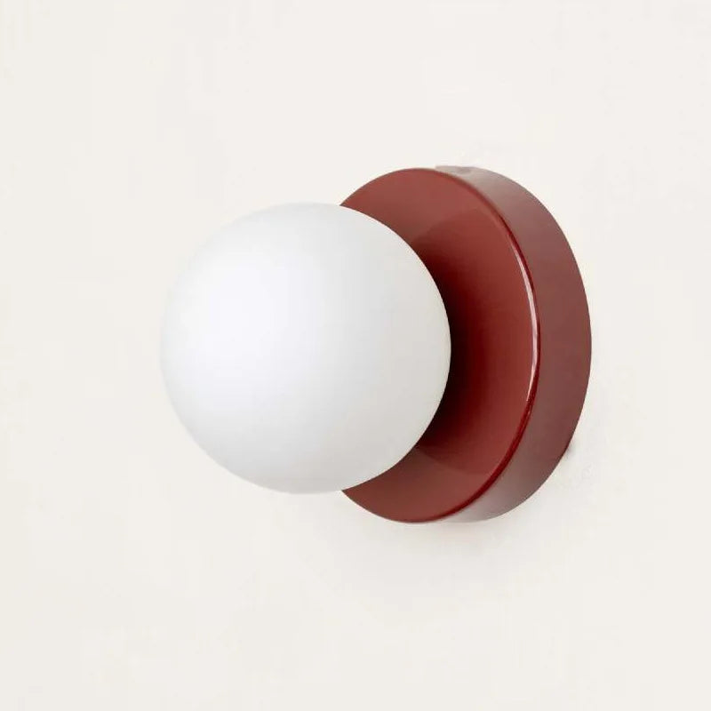 Round Macaron Wall Lamp - Energy Efficient Hallway Light