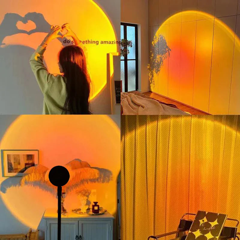 Sunset Projector Lamp - Calming LED Light