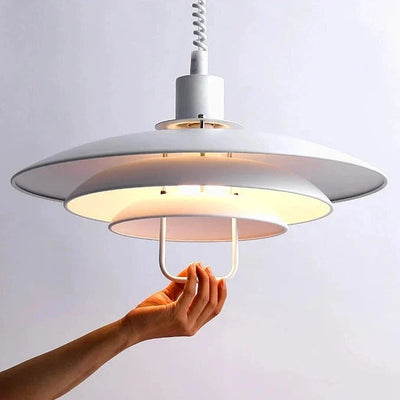 Layered Pendant Light - Telescopic Ceiling Lamp, Adjustable Height
