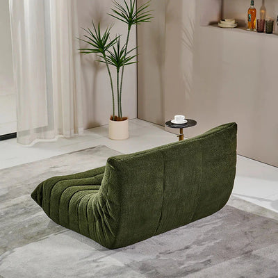 Teddy Velvet Sofa - Two-Seater Foam Loveseat