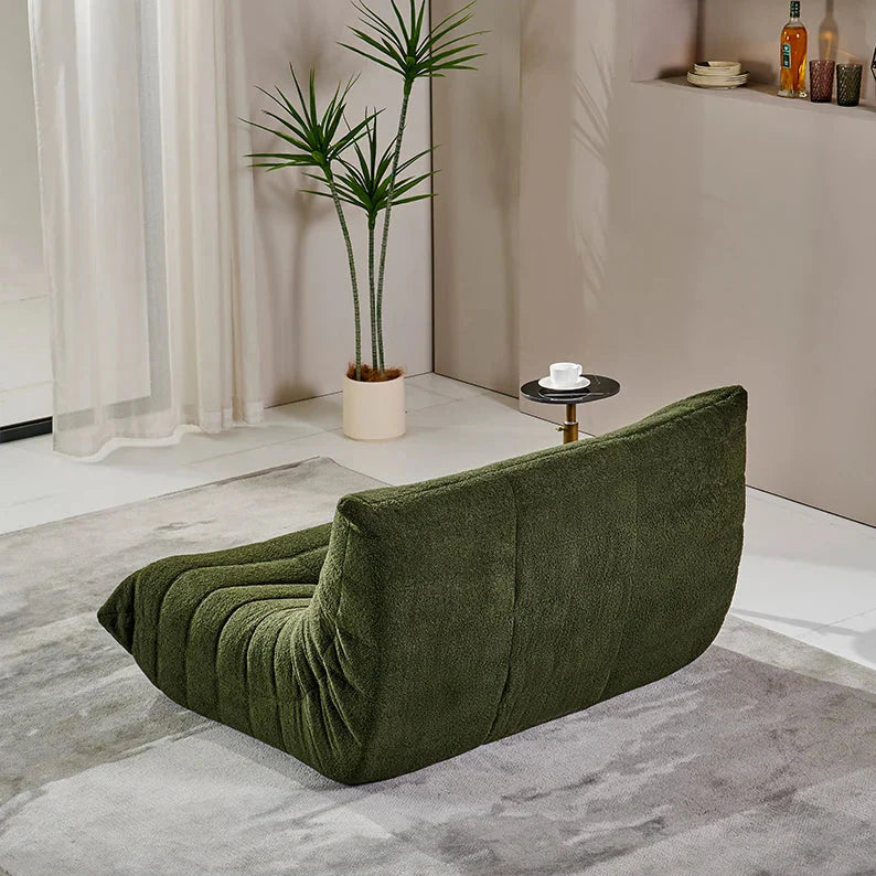 Teddy Velvet Sofa - Two-Seater Foam Loveseat