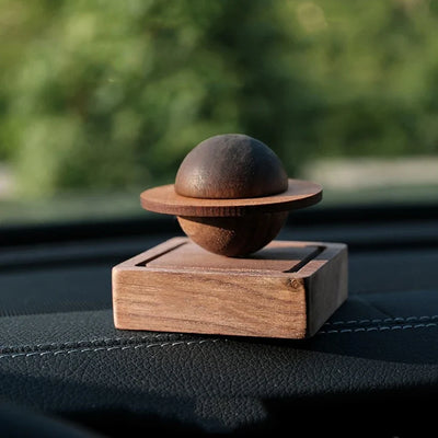 Magnetic Saturn Diffuser - Wooden Floating Aroma
