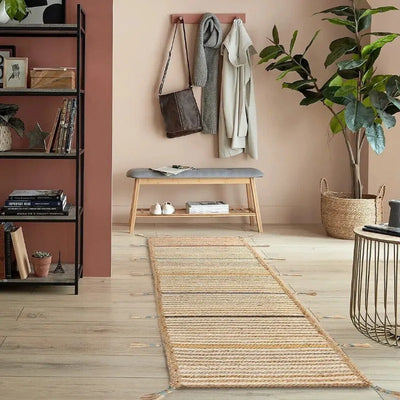 Jute Braided Rug – Handmade Indian Area Mat