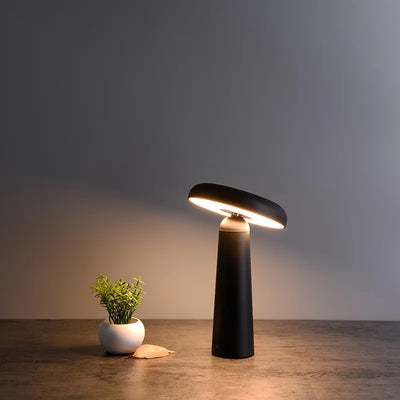Mushroom Touch Lamp - Cordless Table Lamp With Tiltable Design