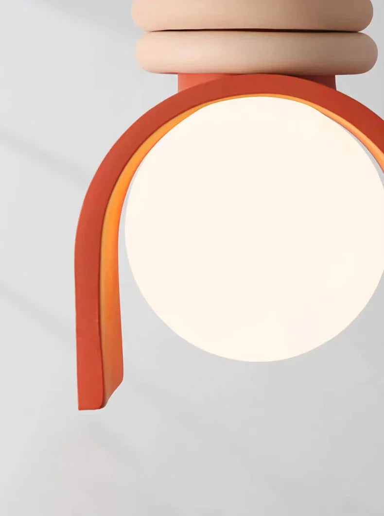 Rubber Band Pendant Lamp - Retro Ceiling Fixture