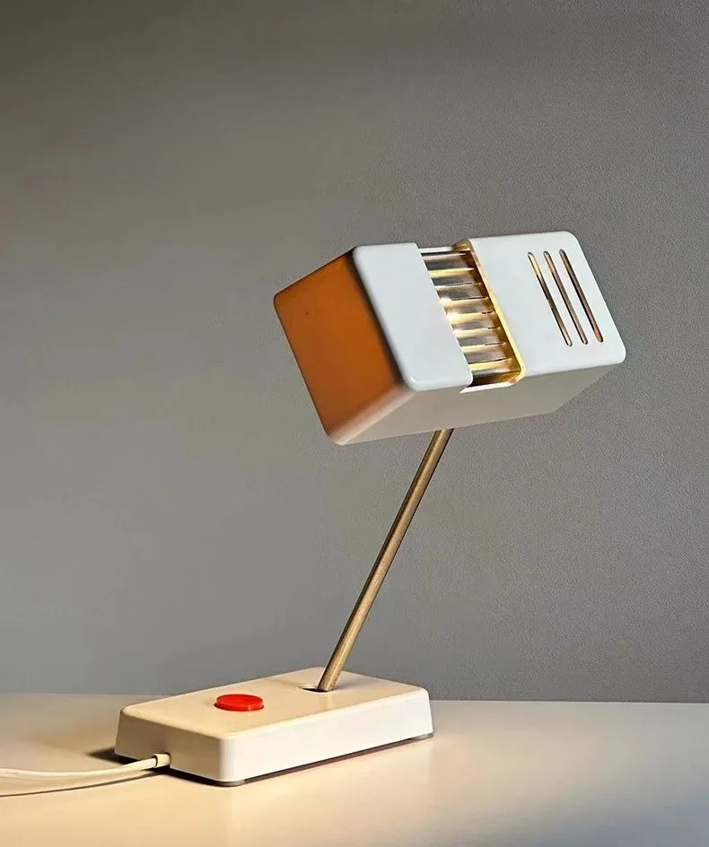 Retro Industrial Table Lamp – Bauhaus Lighting Metal Design