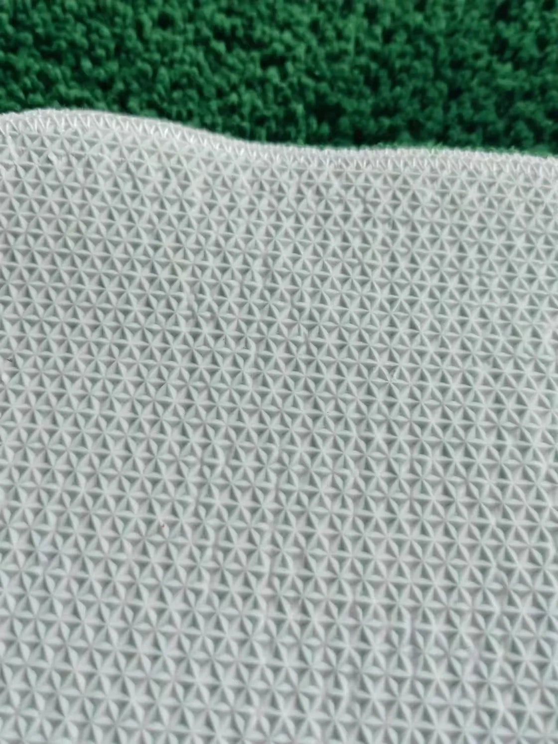 Green Plush Bedroom Mat - Soft Cozy Rug 9.2x17"