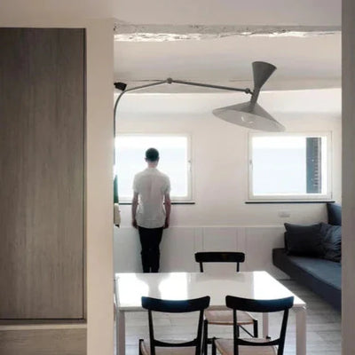 Swing Arm Wall Lamp - Industrial Plug In Sconce